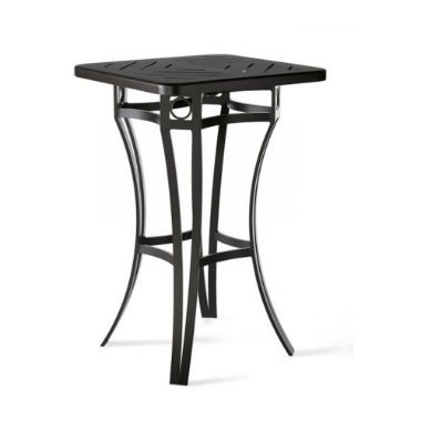 Mallin Salinas Slat 27" Square Bar Height Table - BB7127-F127