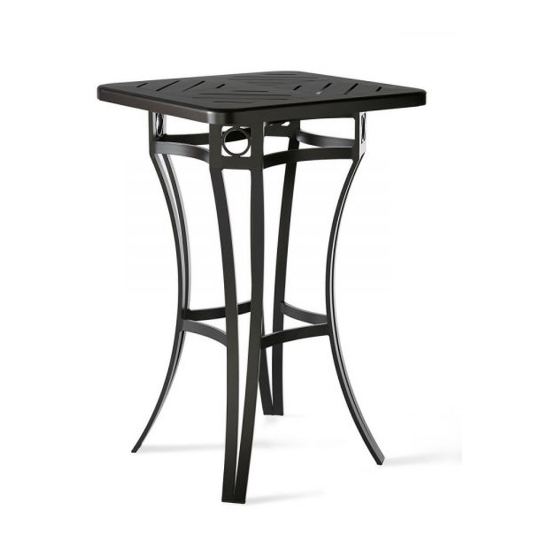 Mallin Salinas Slat 27" Square Bar Height Table - BB7127-F127