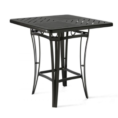Mallin Salinas Slat 42" Square Bar Height Table - BB7742-F142