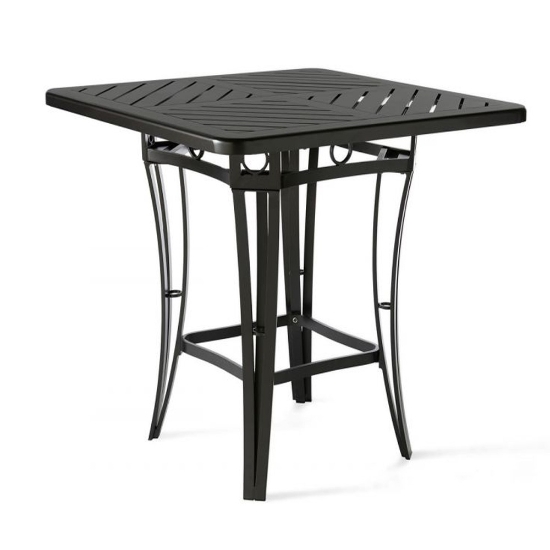 Mallin Salinas Slat 42" Square Bar Height Table - BB7742-F142