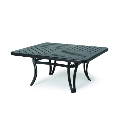 Mallin Salinas Slat 42" Square Coffee Table - BC7642-F142