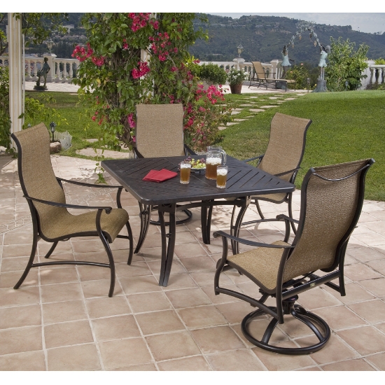 four panel slat top table