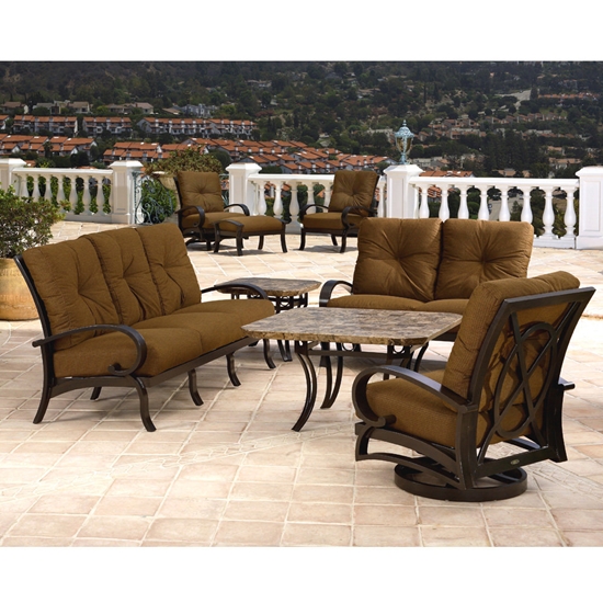 motion base outdoor dining furniture