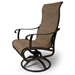 Mallin Scarsdale Sling Swivel Rocker Dining Arm Chair - SL-163
