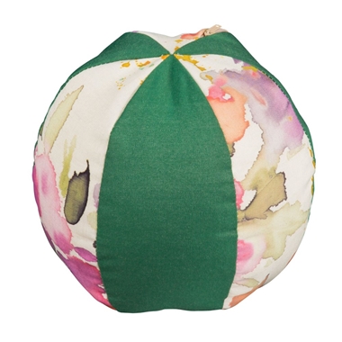 Mallin Small Beach Ball Throw Pillow with Alternating Fabrics - 33WPBSMA