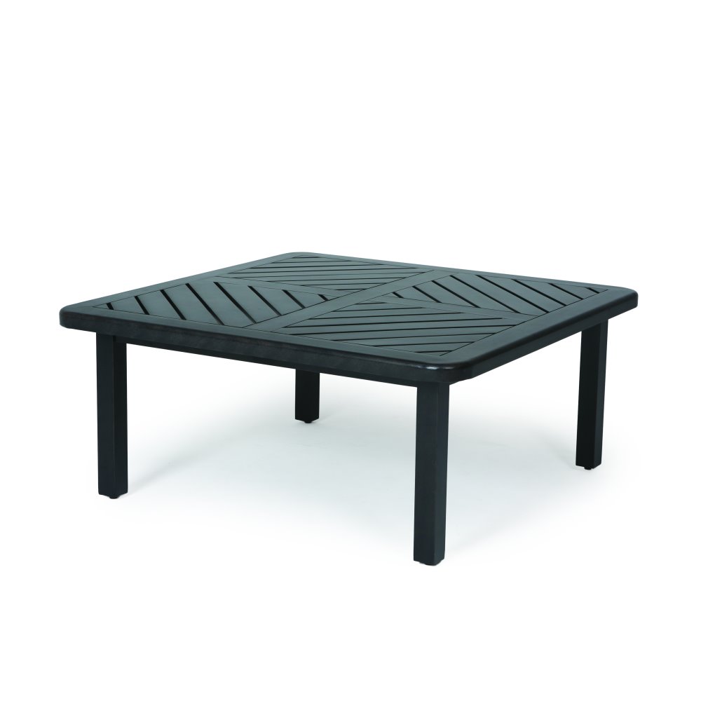 Mallin Trinidad F-Slat 42" Square Coffee Table - BC3742-F142