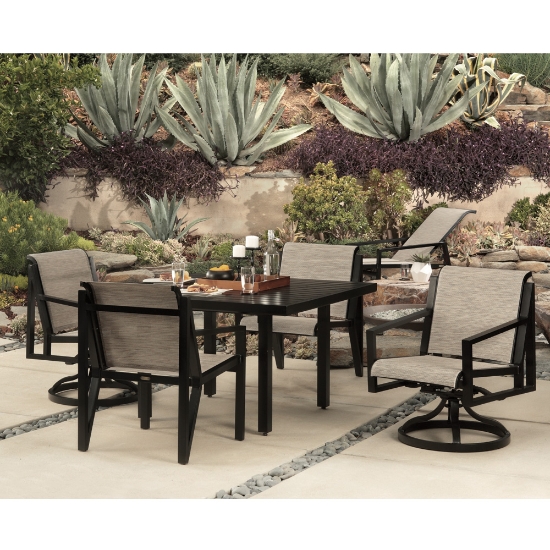 umbrella hole outdoor dining table