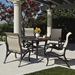 Mallin Volare Sling Traditional Patio Dining Set for 4 - ML-VOLARE-SET2