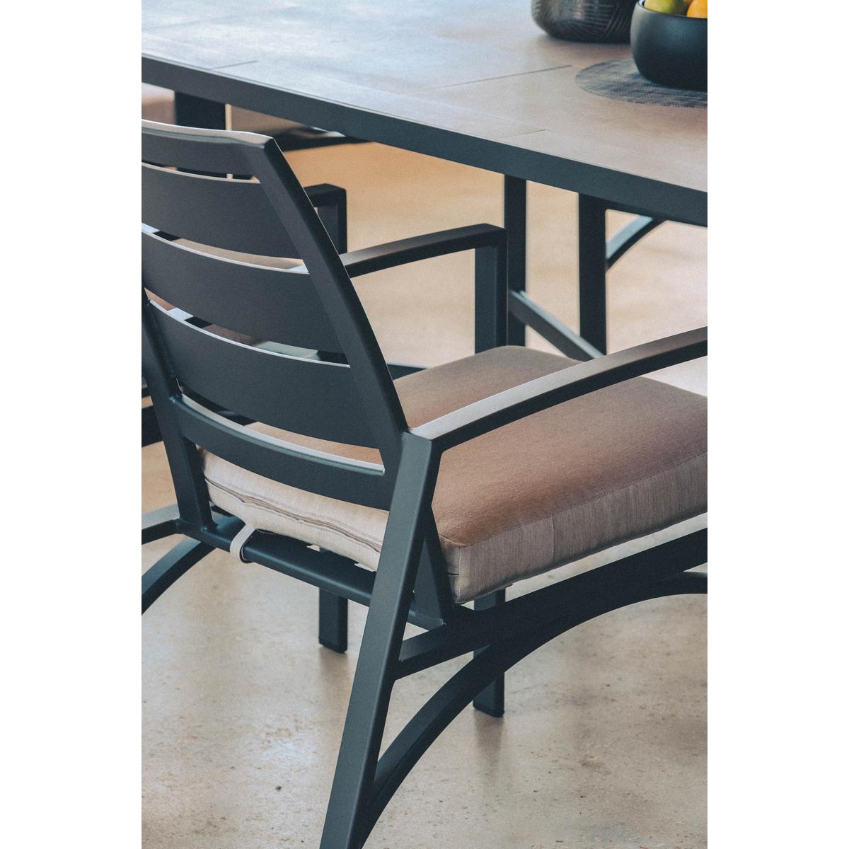 Arc Dining Arm Chair frame detail