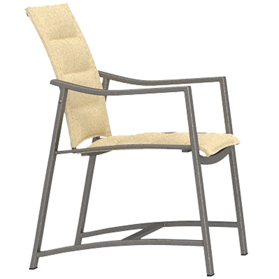 Avana Padded Sling Dining Arm Chair