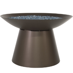OW Lee Basso 36" Round Steel Fire Pit - 5150-36RDC