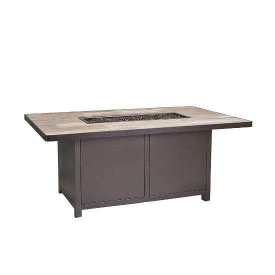 OW Lee Capri 36"X58" Chat Height Fire Table - 5112-3658C