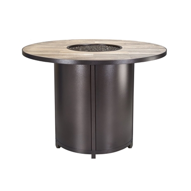 OW Lee Elba 54" Round Counter Height Fire Table - 5122-54RDK
