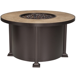 OW Lee Vulsini 42" Round Chat Height Fire Pit Table - 5120-42RDC