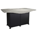 Santorini 42" x 72" Counter Height Fire Pit Table - 5110-4272K