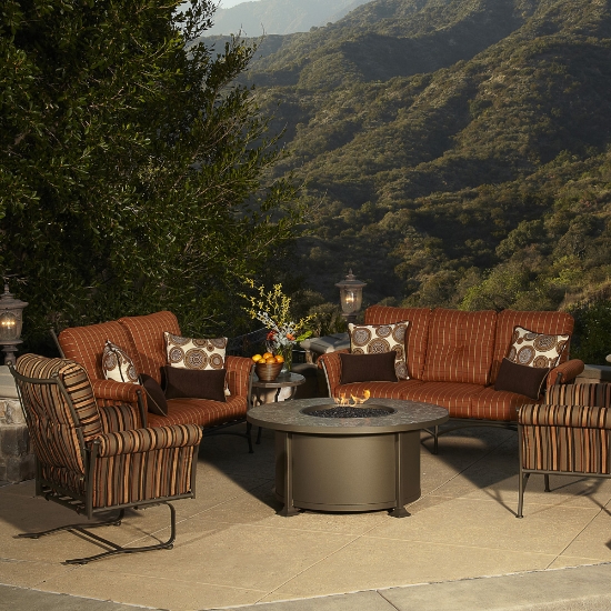 OW Lee Fire Table with Vista Collection