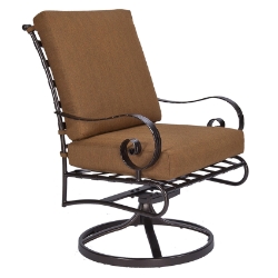 OW Lee Classico-W Club Swivel Rocker Dining Arm Chair - 942-SRW