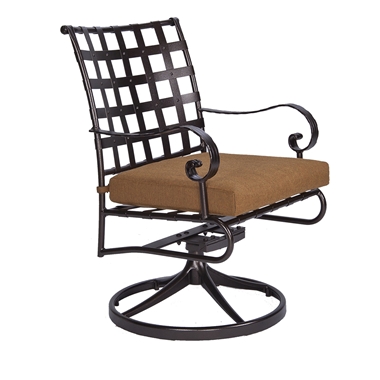 OW Lee Classico-W Swivel Rocker Dining Arm Chair - 953-SRW
