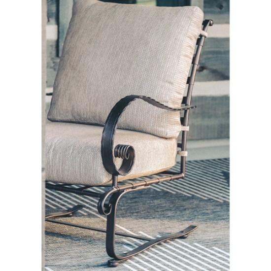 OW Lee Classico Spring Base Lounge Chair detail