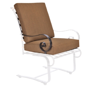 OW Lee Classico-W Club Dining Spring Base Arm Chair Cushions - OW42-SBW