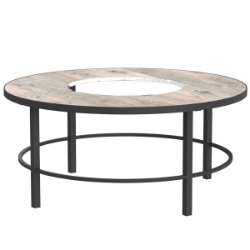 OW Lee Compass 54" Round Compass Steel Fire Pit - 5160-54RDC