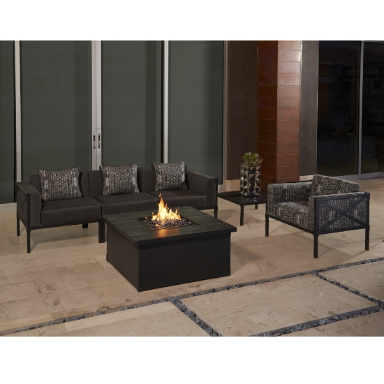 Creighton 42" Square Occassional Height Fire Pit Table - 5136-42SQO