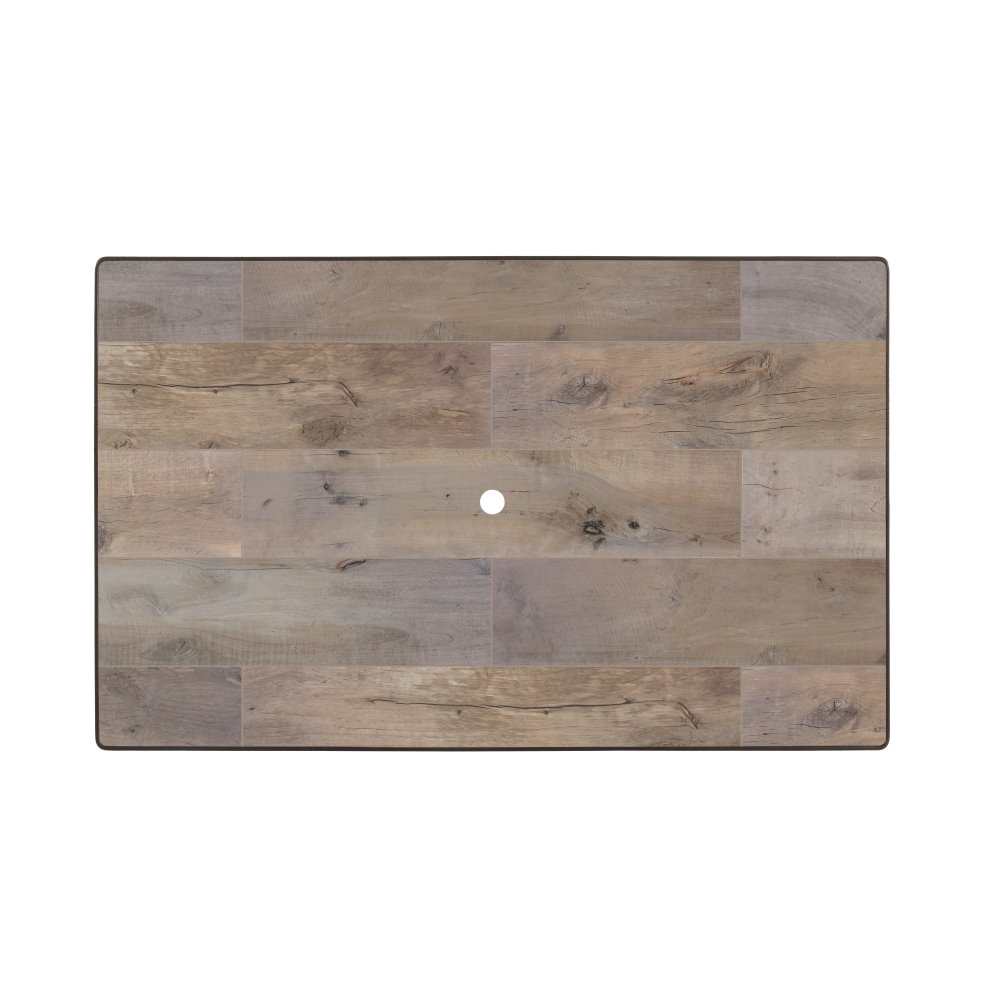 OW Lee 36" x 58" Rectangle with Umbrella Hole - D-3658RTU