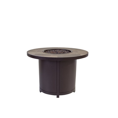 OW Lee Elba 36" Round Chat Height Fire Table - 5122-36RDC