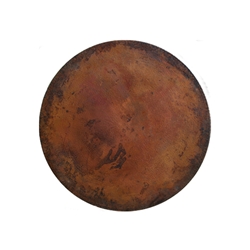 OW Lee Hammered Copper 48 inch round Table Top - CP-48