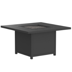 OW Lee Haven 42" Square Aluminum Chat Height Fire Pit - 5125-42SQC