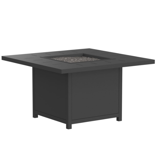 OW Lee Haven 42" Square Aluminum Chat Height Fire Pit - 5125-42SQC