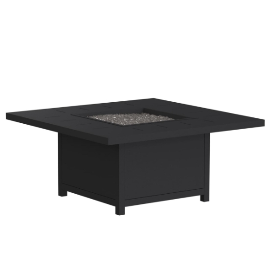 OW Lee Haven 42" Square Aluminum Occasional Height Fire Pit - 5125-42SQO