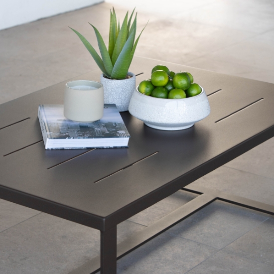 OW Lee Horizon 28" x 46" Occasional Table detail