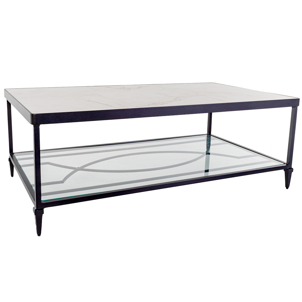 OW Lee Kensington 50" x 38" Coffee Table with Shelf - 91-OTS2850RT