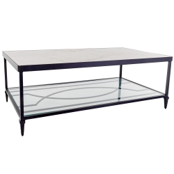 OW Lee Kensington 50" x 38" Coffee Table with Shelf - 91-OTS2850RT