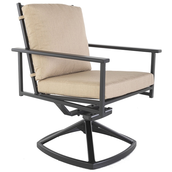 Kensington Swivel Rocker Dining Arm Chair