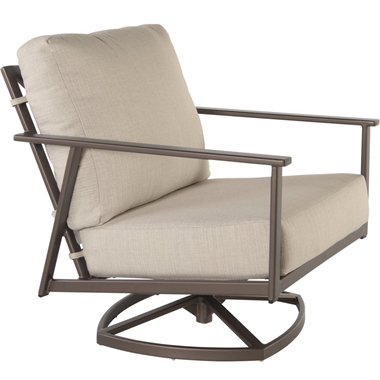 OW Lee Marin Cushion Swivel Rocker Lounge Chair - 37165-SR