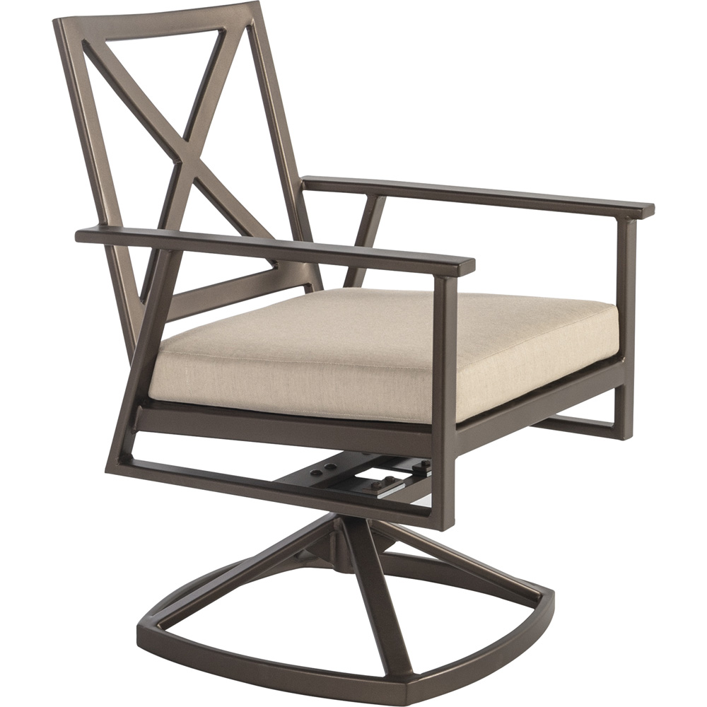 OW Lee Marin Swivel Rocker Dining Chair - 3733-SR