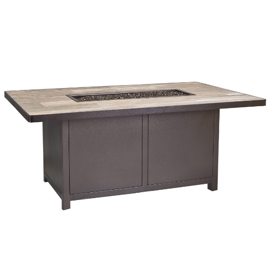 Elba 58" x 36" Aluminum Fire Pit
