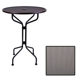 OW Lee 30 inch round Micro Mesh Bar Table - 30-MMBT