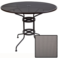 OW Lee Micro Mesh 48 inch round Bar Table - 48-MMBTU