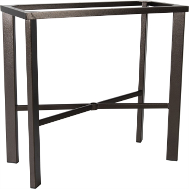 OW Lee Modern Aluminum Small Rectangle Bar Table Base - MA-BT05