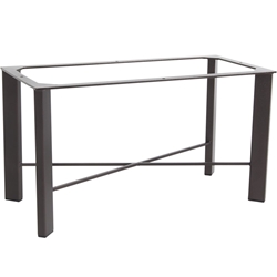 OW Lee Modern Aluminum Chat Table Base for Rectangle Tops - MA-LT05
