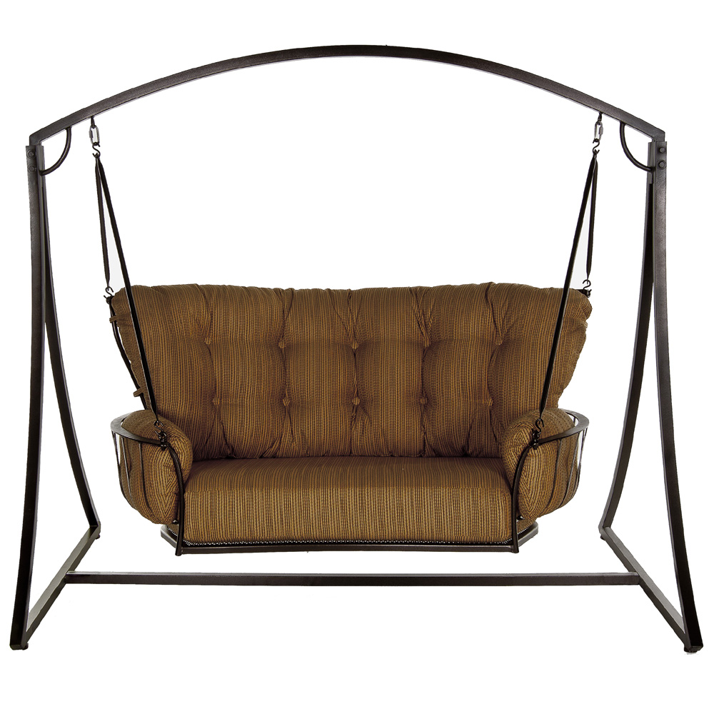 Marquette Canopy Swing / Modern Cushioned Porch Swings ...