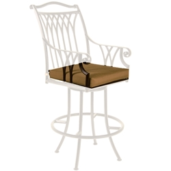 OW Lee Montrachet Swivel Counter Stool With Arms Cushion - OWC-1053-SCS