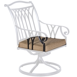 OW Lee Montrachet Swivel Rocker Dining Arm Chair Cushion - OWC-1053-SR