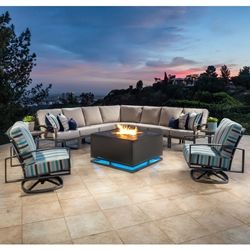 OW Lee Pacifica Modern Patio Sectional Set