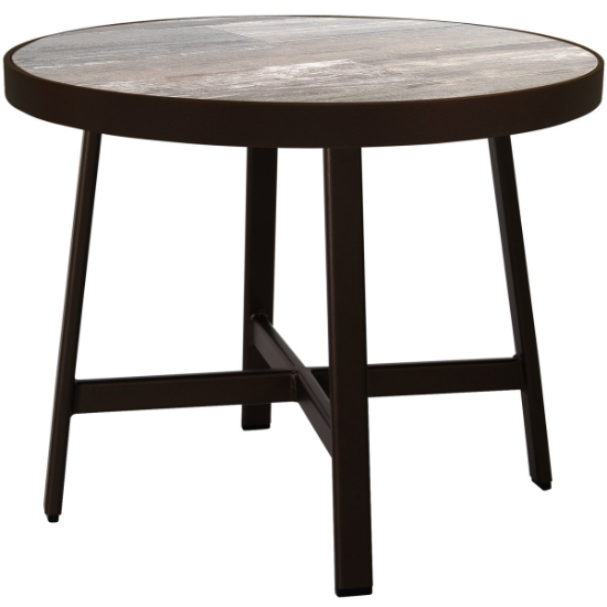 OW Lee 24" Round Side Table with Marin  Base - 37-ST01_24RD