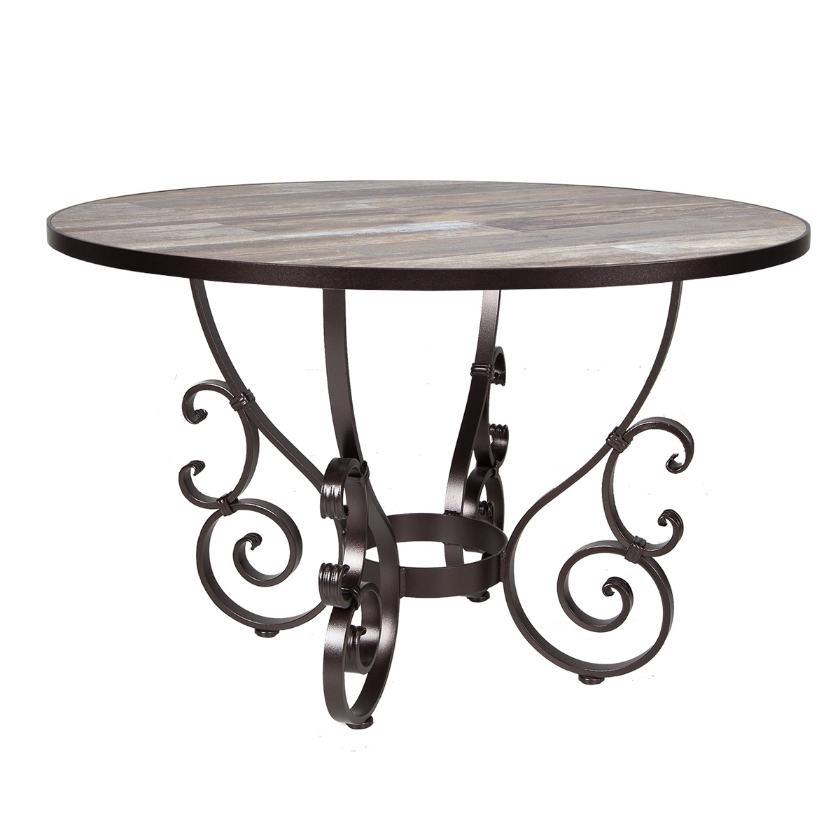 OW Lee 42" Round Dining Table with San Cristobal Base - 6-DT03_42RD