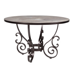 OW Lee 42" Round Dining Table with San Cristobal Base - 6-DT03_42RD